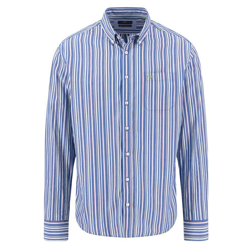 Fynch-Hatton Colorful Poplin Stripe Shirt